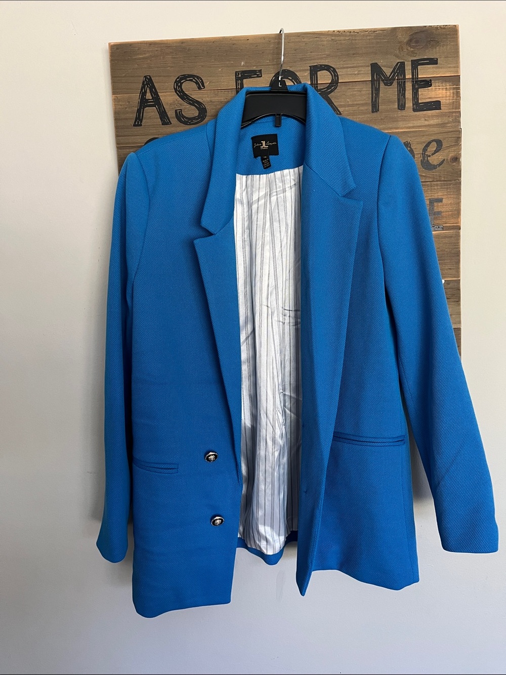 Jules and Lepold Bright Blue Women's Blazer Jacket